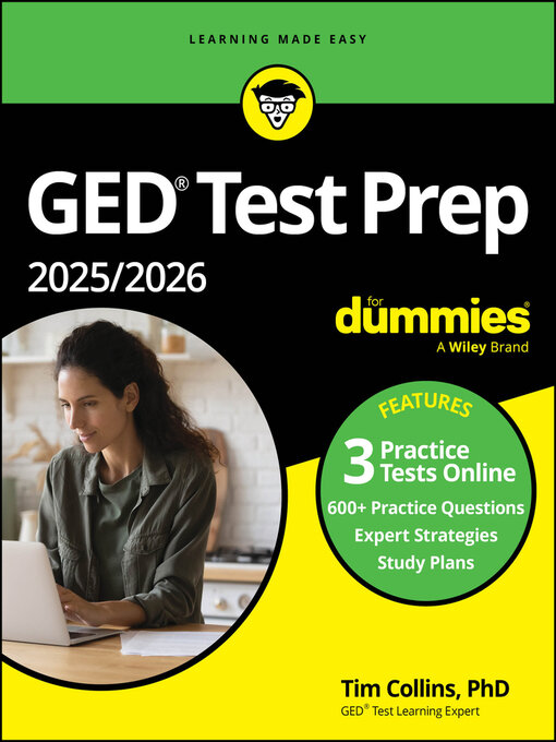 Title details for GED Test Prep 2025/2026 For Dummies by Tim Collins - Available